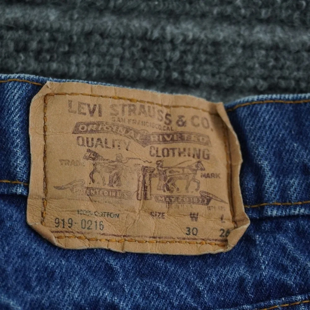 Levi's 919-0216 Jeans Boys 30x26 Blue Vintage Orange Tab Straight Leg Denim